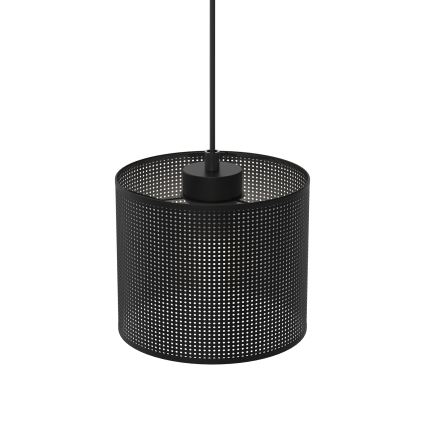 Hängeleuchte an Schnur LOFT SHADE 1xE27/60W/230V Durchmesser 18 cm schwarz