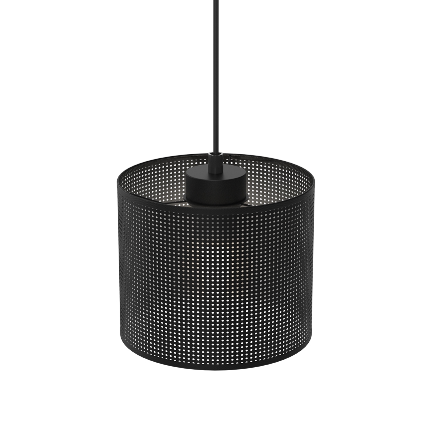 Hängeleuchte an Schnur LOFT SHADE 1xE27/60W/230V Durchmesser 18 cm schwarz