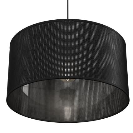 Hängeleuchte an Schnur LOFT SHADE 1xE27/60W/230V Durchmesser 40 cm schwarz