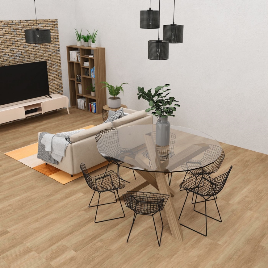 Hängeleuchte an Schnur LOFT SHADE 3xE27/60W/230V schwarz