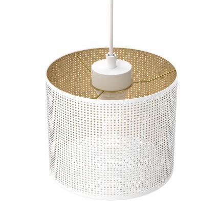 Hängeleuchte an Schnur LOFT SHADE 3xE27/60W/230V weiß/golden