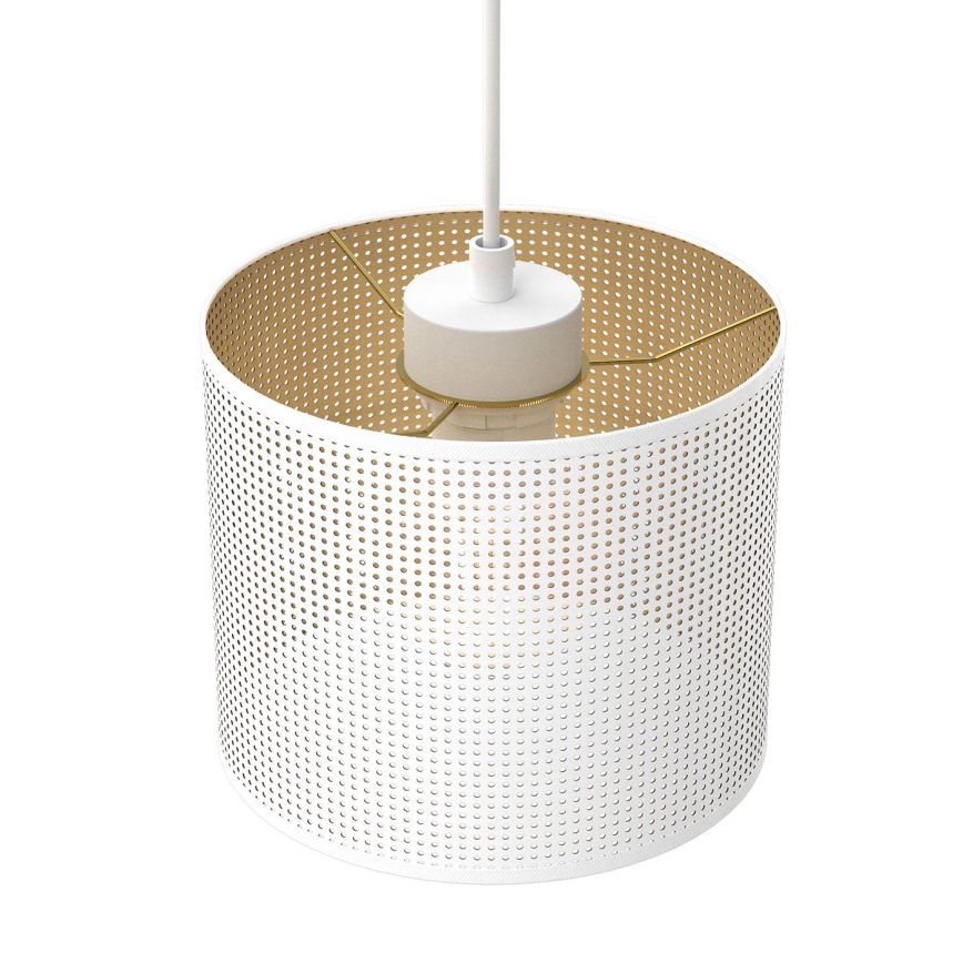 Hängeleuchte an Schnur LOFT SHADE 3xE27/60W/230V weiß/golden