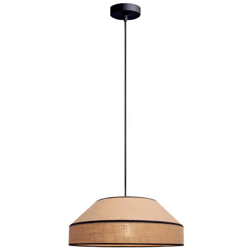 Hängeleuchte an Schnur MANISO 1xE27/60W/230V d 45 cm beige