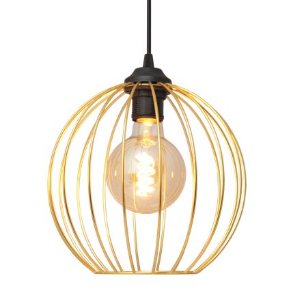 Hängeleuchte an Schnur MERCURE 2xE27/15W/230V golden/schwarz