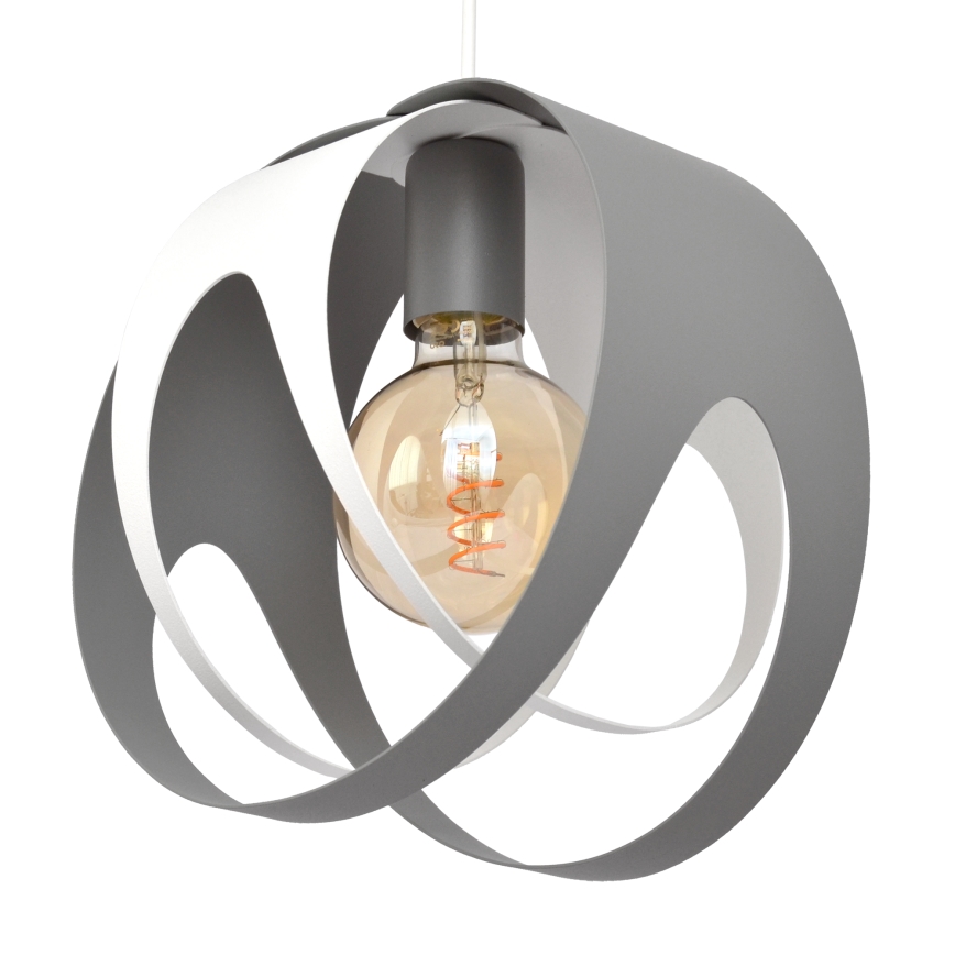 Hängeleuchte an Schnur MOONLIGHT 1xE27/15W/230V grau