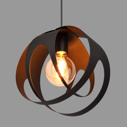 Hängeleuchte an Schnur MOONLIGHT 1xE27/15W/230V schwarz