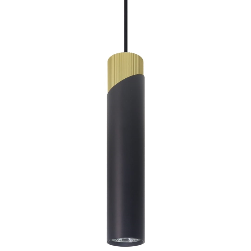 Hängeleuchte an Schnur NEO 1xGU10/8W/230V schwarz/golden