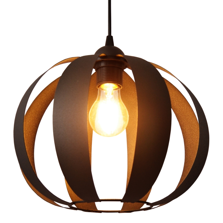 Hängeleuchte an Schnur NEWTON 1xE27/15W/230V schwarz