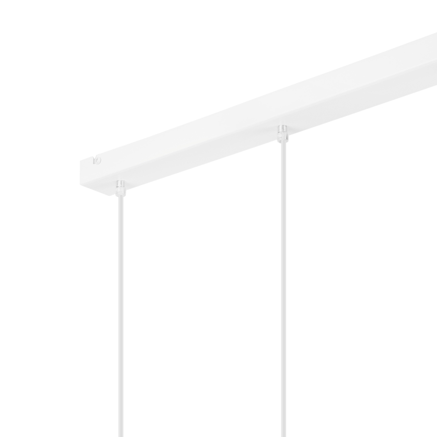 Hängeleuchte an Schnur NICO 3xE27/60W/230V weiß/Buche