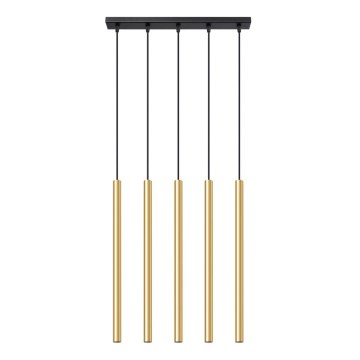 Hängeleuchte an Schnur PASTELO 5xG9/8W/230V golden