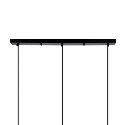 Hängeleuchte an Schnur POMPEI 3xE27/40W/230V schwarz