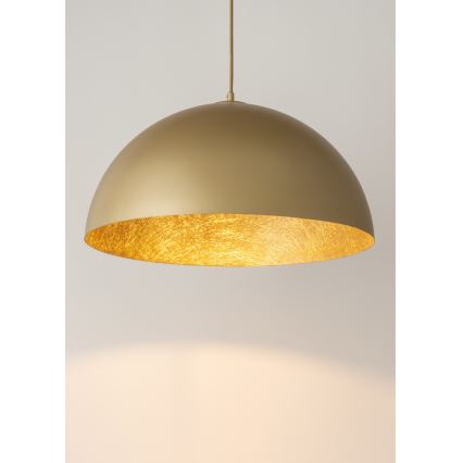 Hängeleuchte an Schnur SFERA 1xE27/60W/230V d 35 cm golden