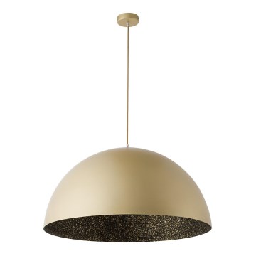 Hängeleuchte an Schnur SFERA 1xE27/60W/230V d 35 cm golden/schwarz