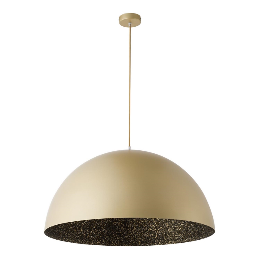 Hängeleuchte an Schnur SFERA 1xE27/60W/230V d 35 cm golden/schwarz