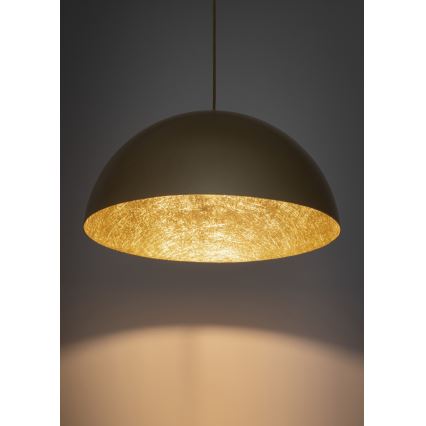 Hängeleuchte an Schnur SFERA 1xE27/60W/230V d 50 cm golden