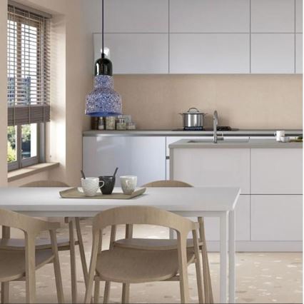 Hängeleuchte an Schnur TERRAZZO 1xE27/60W/230V d 12 cm grau