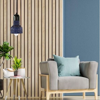 Hängeleuchte an Schnur TERRAZZO 1xE27/60W/230V d 12 cm schwarz