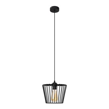 Hängeleuchte an Schnur TORRI 1xE27/15W/230V d 23 cm schwarz