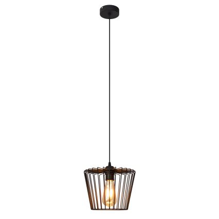Hängeleuchte an Schnur TORRI 1xE27/15W/230V d 23 cm schwarz