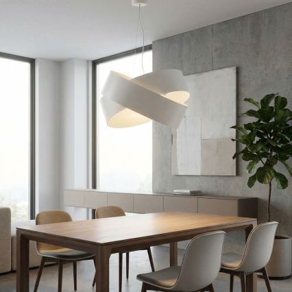 Hängeleuchte an Schnur VIENO 3xE27/15W/230V weiß