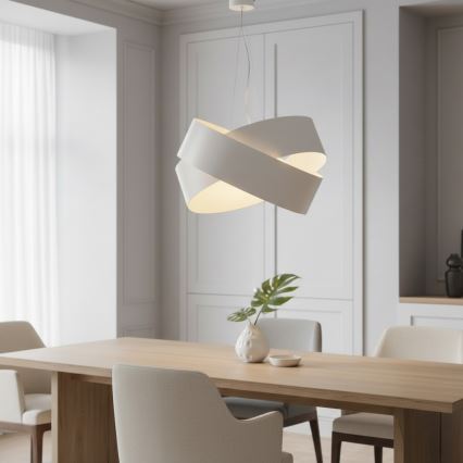 Hängeleuchte an Schnur VIENO 3xE27/15W/230V weiß