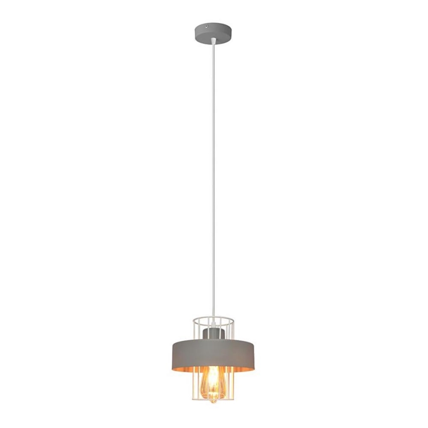 Hängeleuchte an Schnur VOLTA 1xE27/15W/230V grau