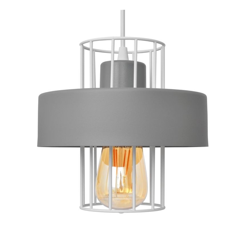 Hängeleuchte an Schnur VOLTA 1xE27/15W/230V grau