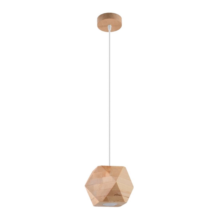 Hängeleuchte an Schnur WOODY 1xGU10/40W/230V Eiche