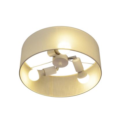 Hängeleuchte an Stange ALBA 3xE27/15W/230V cremefarben