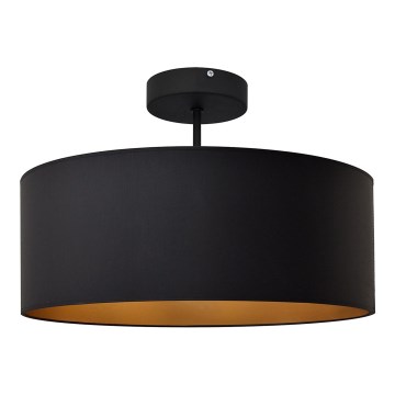 Hängeleuchte an Stange ALBA 3xE27/15W/230V schwarz/golden