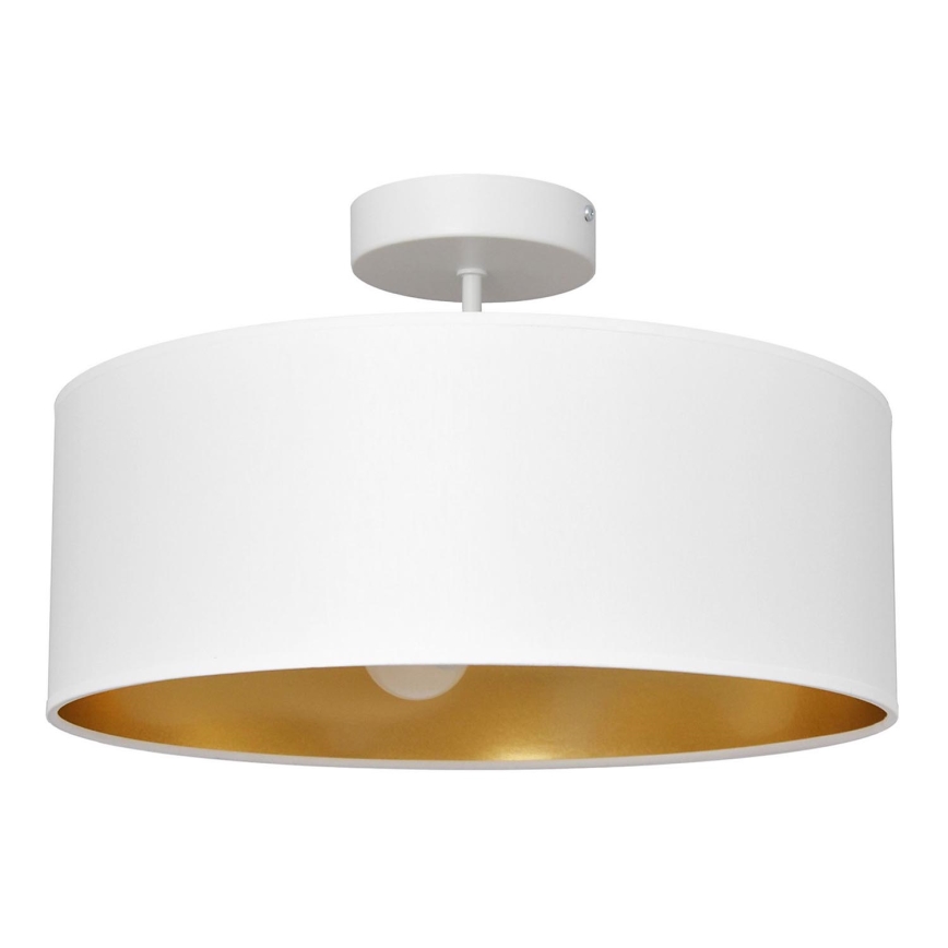 Hängeleuchte an Stange ALBA 3xE27/15W/230V weiß/golden