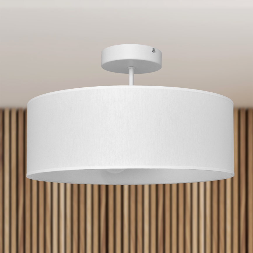 Hängeleuchte an Stange ALBA 3xE27/15W/230V weiß