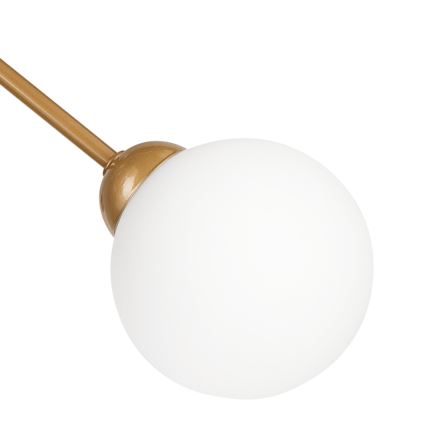 Hängeleuchte an Stange RUBBY BALL 6xG9/5W/230V golden