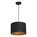 Hängeleuchte ARDEN 1xE27/60W/230V d. 25 cm schwarz/gold