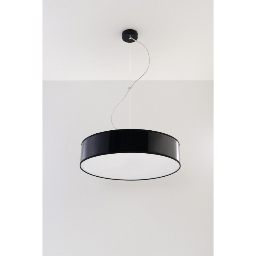 Hängeleuchte ARENA 45 3xE27/60W/230V schwarz