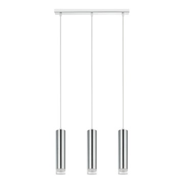 Hängeleuchte ARMIN 3xGU10/10W/230V glänzendes Chrom