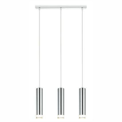 Hängeleuchte ARMIN 3xGU10/10W/230V glänzendes Chrom