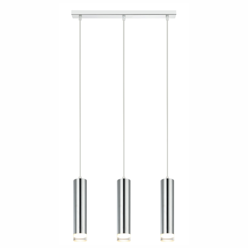 Hängeleuchte ARMIN 3xGU10/10W/230V glänzendes Chrom