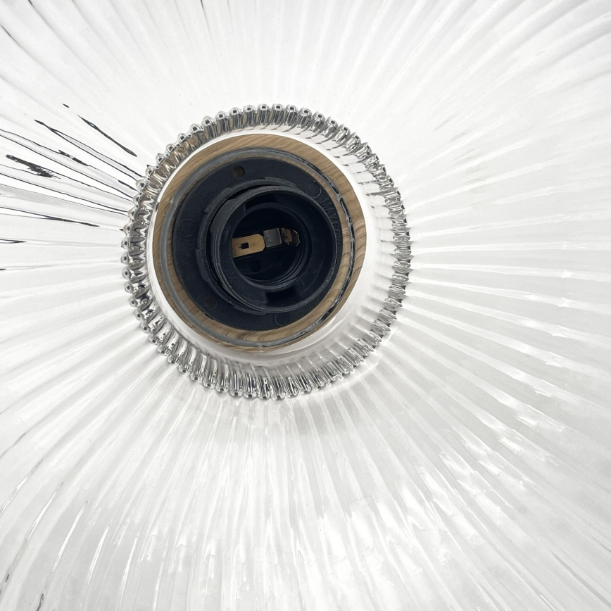 Hängeleuchte ASTA an Kabel, 1×E27/60W/230V, Ø 28 cm, Eiche