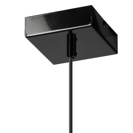 Hängeleuchte ASTRID 1xE27/60W/230V glänzend schwarz