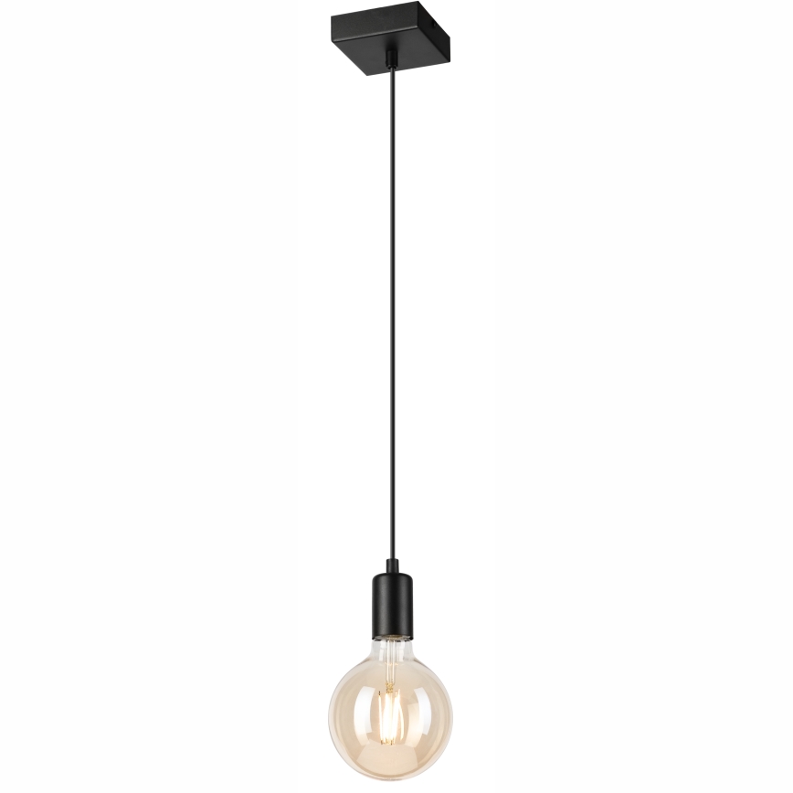 Hängeleuchte ASTRID 1xE27/60W/230V matt schwarz