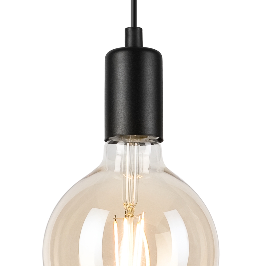 Hängeleuchte ASTRID 1xE27/60W/230V matt schwarz