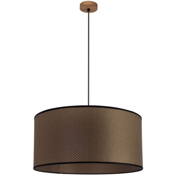 Hängeleuchte BENITA 1xE27/40W/230V braun/Eiche