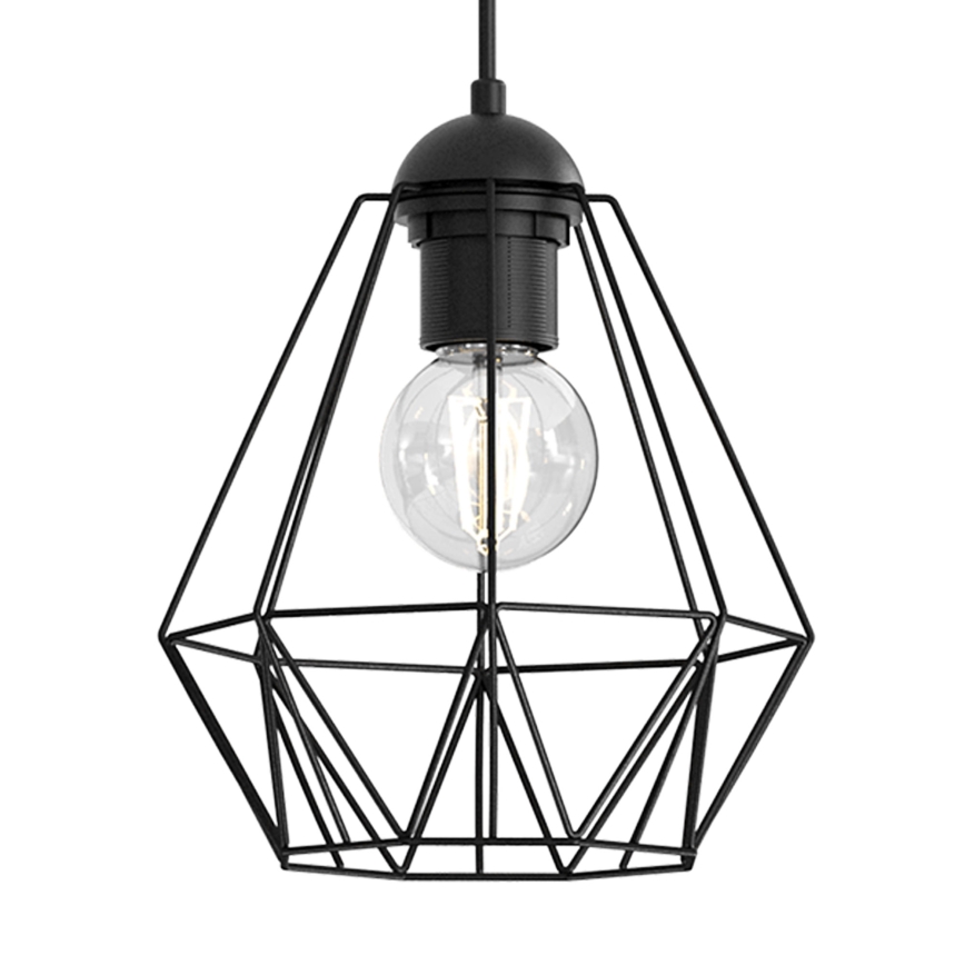 Hängeleuchte BERGEN 5xE27/60W/230V schwarz
