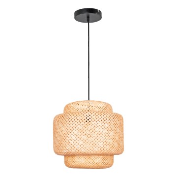 Hängeleuchte BERTA 1xE27/20W/230V d 50 cm Bambus