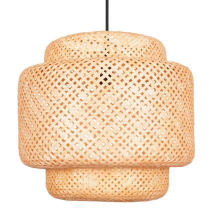 Hängeleuchte BERTA 1xE27/20W/230V d 50 cm Bambus