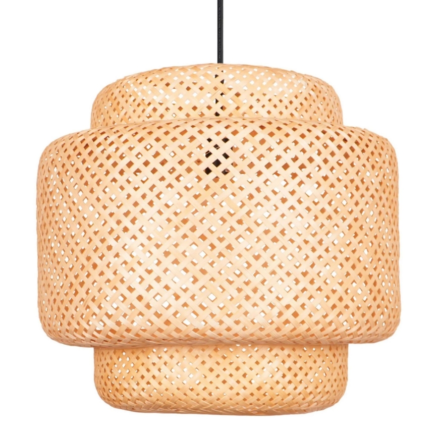 Hängeleuchte BERTA 1xE27/20W/230V d 50 cm Bambus