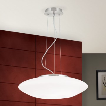 Hängeleuchte BLANC 2xE27/60W/230V d 49 cm matt Chrom