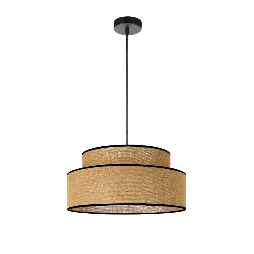 Hängeleuchte BOHO 1xE27/60W/230V beige