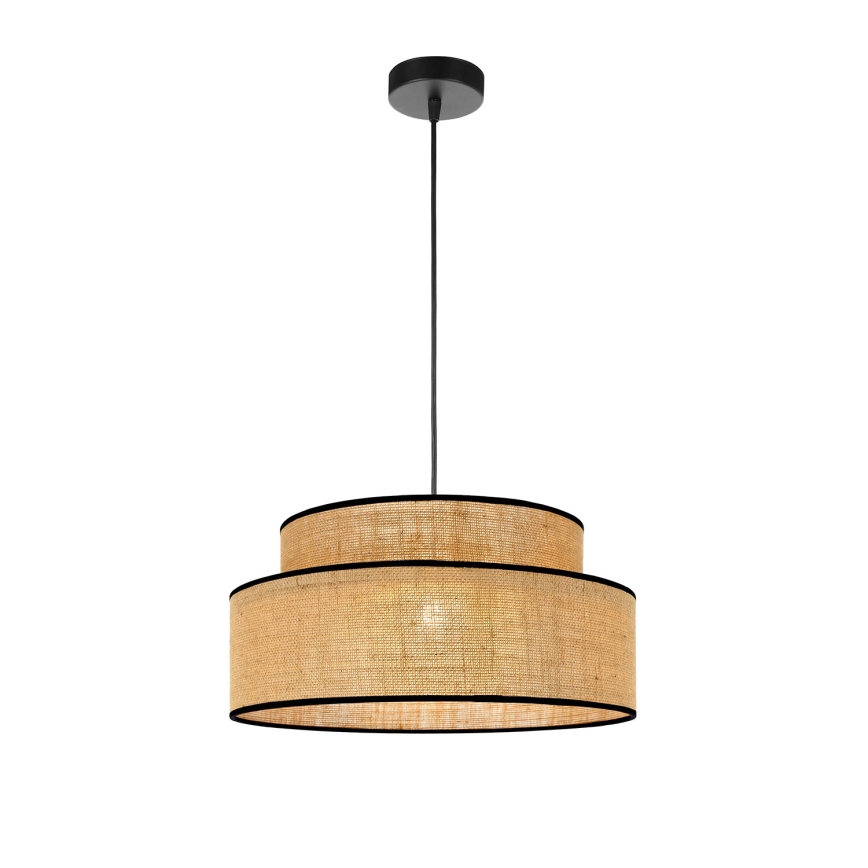 Hängeleuchte BOHO 1xE27/60W/230V beige